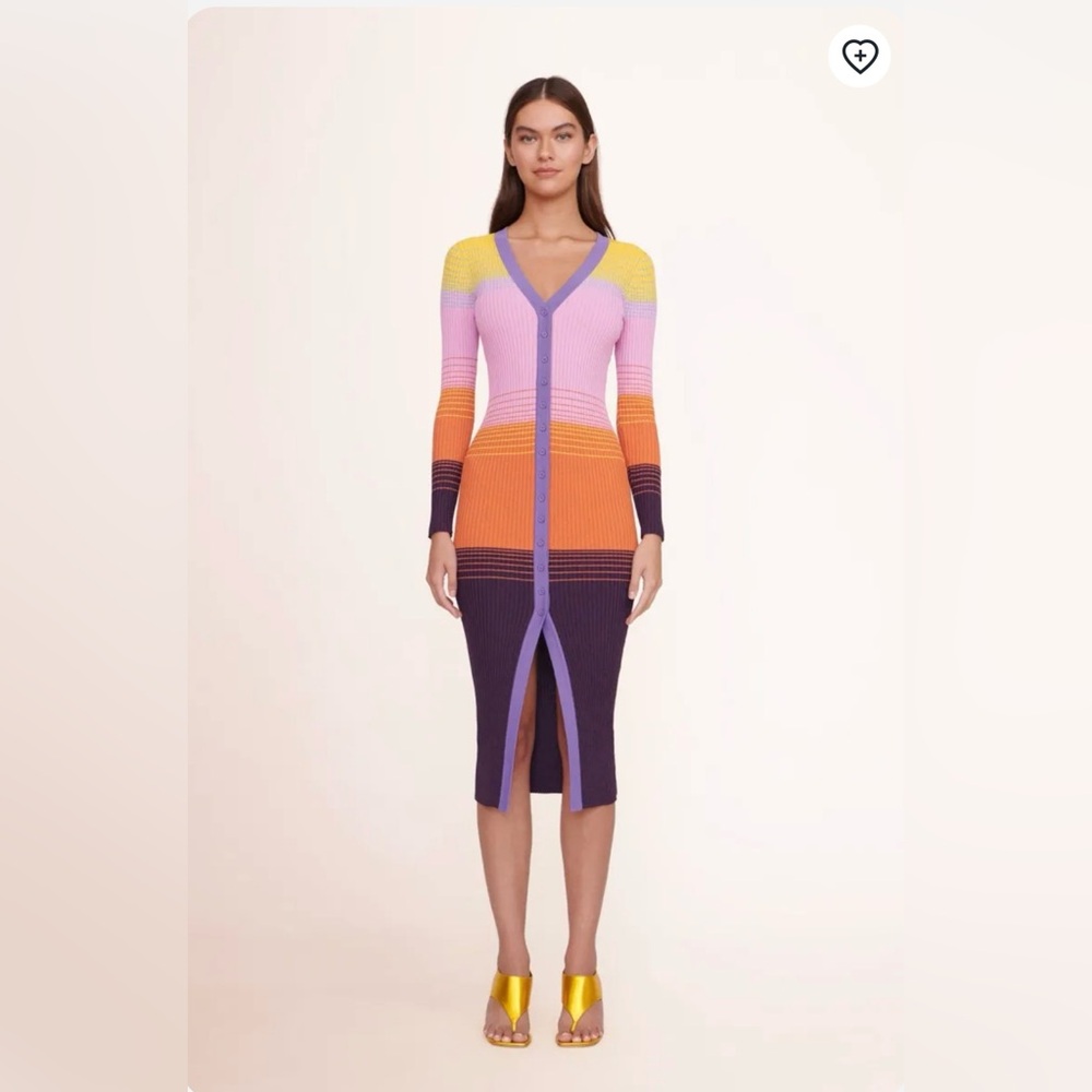 NWT Staud Shoko Sweater Dress Aura Size XS